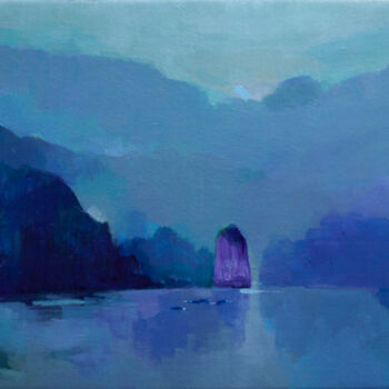 Painting titled "Morning Dew" by Khanh The Bui, Original Artwork, Acrylic