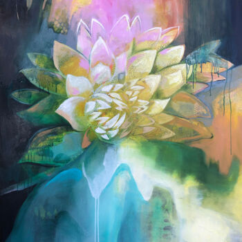 Peinture intitulée "I was just looking…" par Astrid Dahl, Œuvre d'art originale, Huile Monté sur Châssis en bois