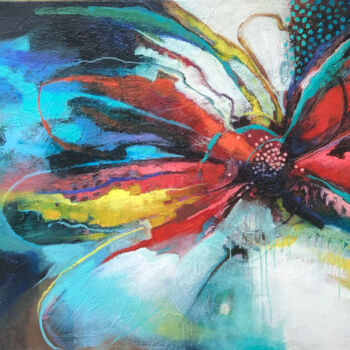 Peinture intitulée "Everyone has a wild…" par Astrid Dahl, Œuvre d'art originale, Huile Monté sur Châssis en bois