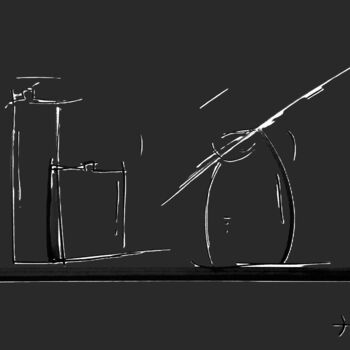 Dessin intitulée "DESIGN THREE" par Patrick Hesnard, Œuvre d'art originale, Marqueur