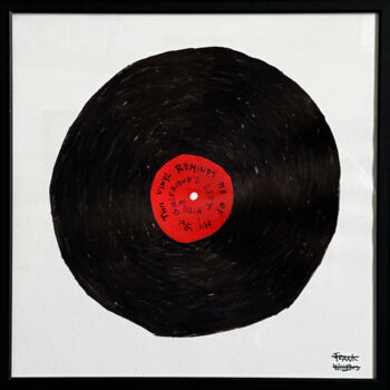 Peinture intitulée "VINYL" par Frank Willems, Œuvre d'art originale, Acrylique