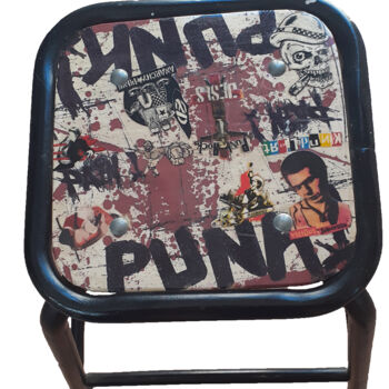 "tabouret 4" başlıklı Kolaj Frédéric Agostini tarafından, Orijinal sanat, Kolaj