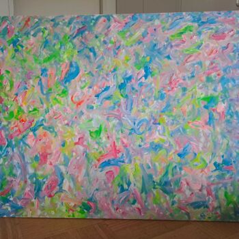 Painting titled "Ein Frühlingsfest" by Marian Kulekov, Original Artwork, Acrylic