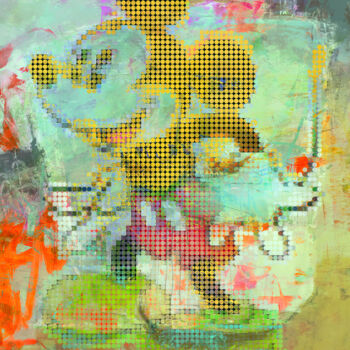 Digital Arts titled "M1CK3Y 4B57R4C7" by José Luis Guerrero, Original Artwork, Digital Collage