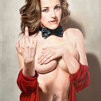 Painting titled "TUTT'UNO II" by Victor Fomyn, Original Artwork, Oil
