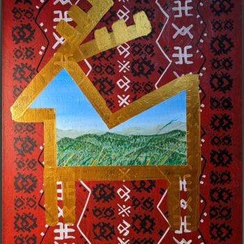 제목이 "first ancestor"인 미술작품 Maksym Rublov로, 원작, 아크릴