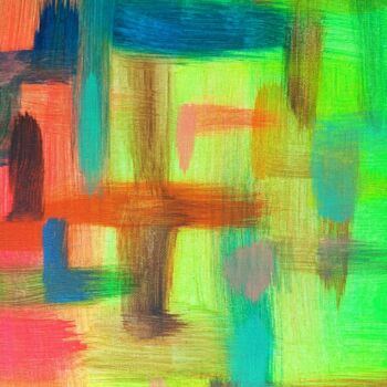Peinture intitulée "Mysterious Dream #2" par Vygantas Navickas, Œuvre d'art originale, Acrylique