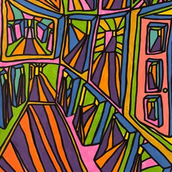 Painting titled "All possibilities" by Christophe Verger-Lecocq, Original Artwork, Acrylic