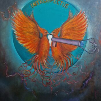 Peinture intitulée "Introspectus" par Ralph.S, Œuvre d'art originale, Huile