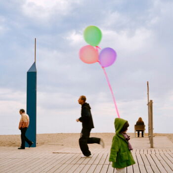 Fotografie getiteld "Bubble gum" door Hervé Gergaud, Origineel Kunstwerk, Digitale fotografie
