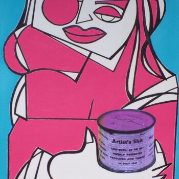 Painting titled "Portrait of Lisa de…" by Gabriele Donelli, Original Artwork, Acrylic
