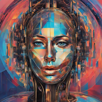 Digital Arts με τίτλο "art ai" από Reskatorsilver, Αυθεντικά έργα τέχνης, Ψηφιακή εκτύπωση