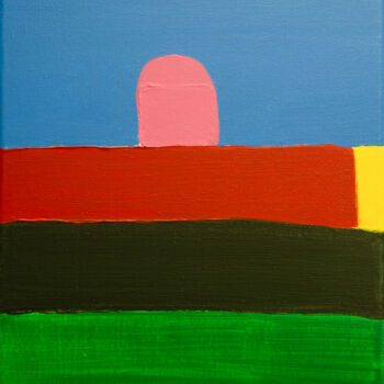 Malerei mit dem Titel "Untitled No.624" von Alessio Lucarini, Original-Kunstwerk, Acryl Auf Keilrahmen aus Holz montiert