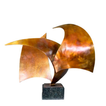 Escultura titulada "Mistral" por Aramis Justiz Perera, Obra de arte original, Acero inoxidable