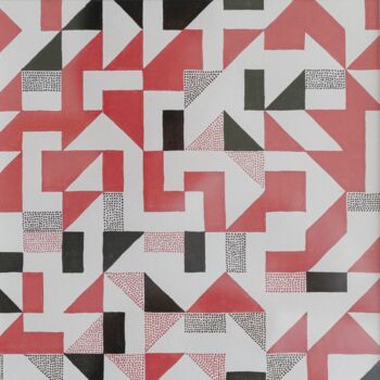 Peinture intitulée "Petite composition…" par Julien Gavard, Œuvre d'art originale, Marqueur