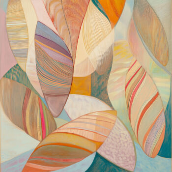 Arte digitale intitolato "Organic Abstraction…" da Alberto Capitani, Opera d'arte originale, Immagine generata dall'IA