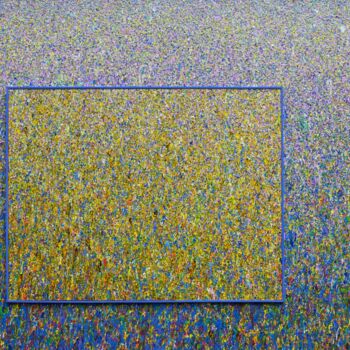 Peinture intitulée "RE 18" par Mark Hellbusch, Œuvre d'art originale, Laque Monté sur Châssis en bois