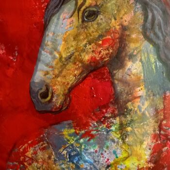 Painting titled "Power 3 Series of H…" by Ramesh Terdal, Original Artwork, Acrylic