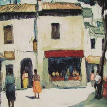 Цифровое искусство под названием "Street Scene 4" - Elena Avanesova, Подлинное произведение искусства, Цифровая живопись