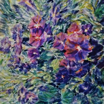 Malerei mit dem Titel "Morning Gloty" von Guo Zhang, Original-Kunstwerk, Aquarell