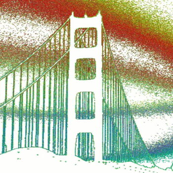 摄影 标题为“Le Golden Gate revi…” 由Sylvie Chapuis, 原创艺术品, 操纵摄影