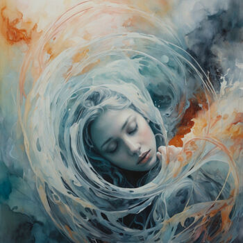 Digital Arts titled "Maria's dreams" by Alexander Mats, Original Artwork, 2D Digital Work