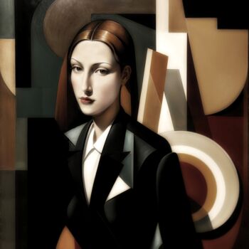 Arts numériques intitulée "JODONCE (72CM X 60C…" par Nictsi Khamira, Œuvre d'art originale, Peinture numérique