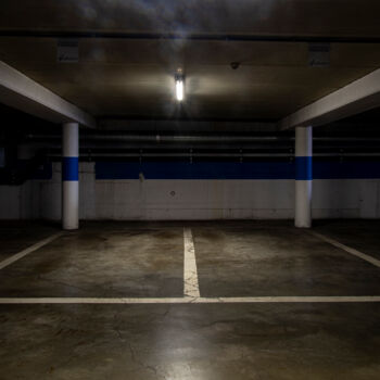 Photography titled "Underground 07" by Mark De Roeck, Original Artwork, Digital Photography Mounted on Other rigid panel