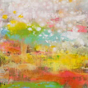 绘画 标题为“Renewed Energy 2” 由Hilary Winfield, 原创艺术品, 丙烯 安装在木质担架架上