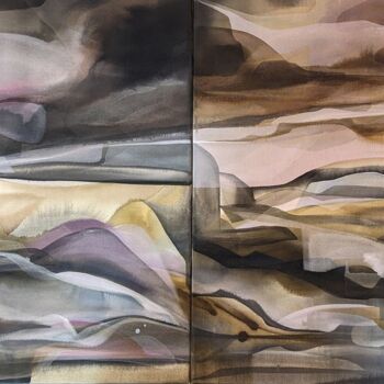 Peinture intitulée "Catharsis" par Vanessa Onuk, Œuvre d'art originale, Acrylique Monté sur Châssis en bois