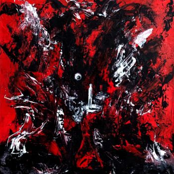 Painting titled "Dark Corners of the…" by Vaxo Lang, Original Artwork, Oil