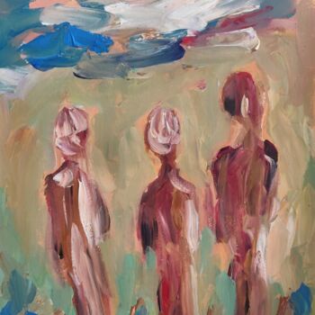 「Together we are str…」というタイトルの絵画 Natalya Mougenotによって, オリジナルのアートワーク, アクリル