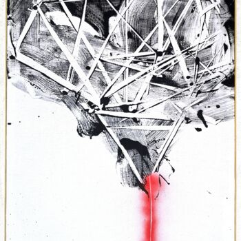 绘画 标题为“Untitled 01” 由Massimo Quadrelli, 原创艺术品, 丙烯 安装在木质担架架上