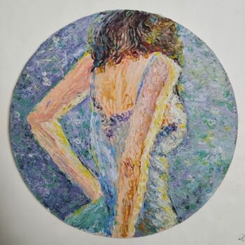 Pittura intitolato "Backrest" da Guo Zhang, Opera d'arte originale, Acrilico
