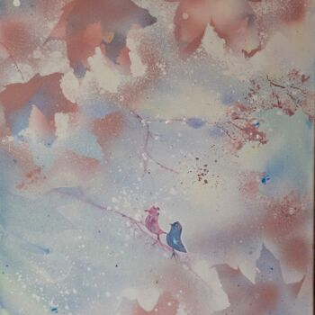Painting titled "Nasze Randez-Vous 3" by Ewa Mościszko, Original Artwork, Acrylic