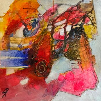 Peinture intitulée "Tourbillon" par Armelle Pruniaux, Œuvre d'art originale, Acrylique