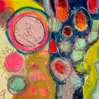 Peinture intitulée "Sans Titre 4" par Armelle Pruniaux, Œuvre d'art originale, Acrylique