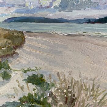 Картина под названием "Sand Dunes, East He…" - Georgina Rey, Подлинное произведение искусства, Масло