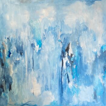 Painting titled "Lights & Shadows (I…" by Andreea Zecheru, Original Artwork, Acrylic Mounted on Wood Stretcher frame