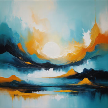 Digital Arts titled "Abstract colorful a…" by Manolis Tsantakis, Original Artwork, AI generated image