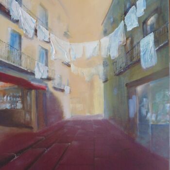 Pintura titulada "Ressenti 43 - Vu au…" por André Robert Deschamps, Obra de arte original, Oleo