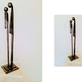 Sculpture intitulée "CONSEIL D'UNE MERE 5" par Gerard Lami, Œuvre d'art originale, Métaux