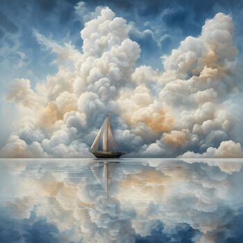 Arte digitale intitolato "Sailing Through The…" da Danta Albers, Opera d'arte originale, Fotografia manipolata