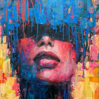 Pittura intitolato "BNII" da Evgeny Potapkin, Opera d'arte originale, Acrilico Montato su Telaio per barella in legno