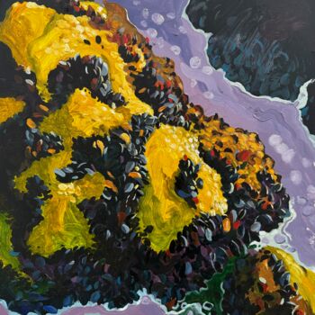 Painting titled "Sea shells" by Oleksandr Pavlenko, Original Artwork, Oil