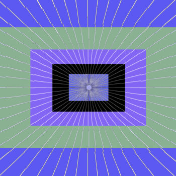 Digital Arts titled "Geometric 2024-22b3…" by Ken Lerner, Original Artwork, 2D Digital Work