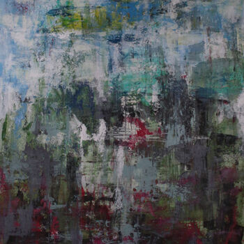 Painting titled "Chat on the lake" by Peter Kilb, Original Artwork, Acrylic