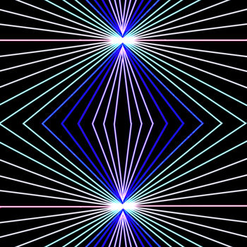 Digital Arts με τίτλο "Geometric 2024-22g" από Ken Lerner, Αυθεντικά έργα τέχνης, 2D ψηφιακή εργασία