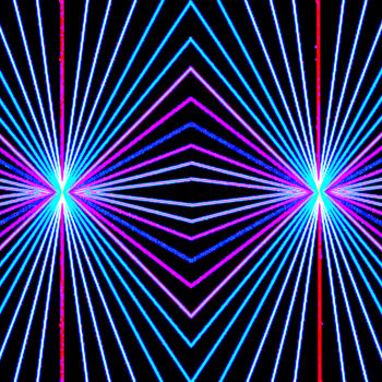 数字艺术 标题为“Geometric 2024-22g2” 由Ken Lerner, 原创艺术品, 2D数字工作