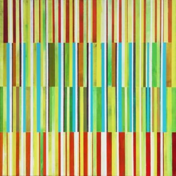 Schilderij getiteld "Hephaestus 01" door Francisco Santos, Origineel Kunstwerk, Acryl